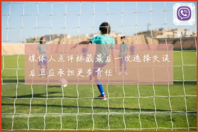 媒体人点评林葳最后一攻选择失误后卫应承担更多责任